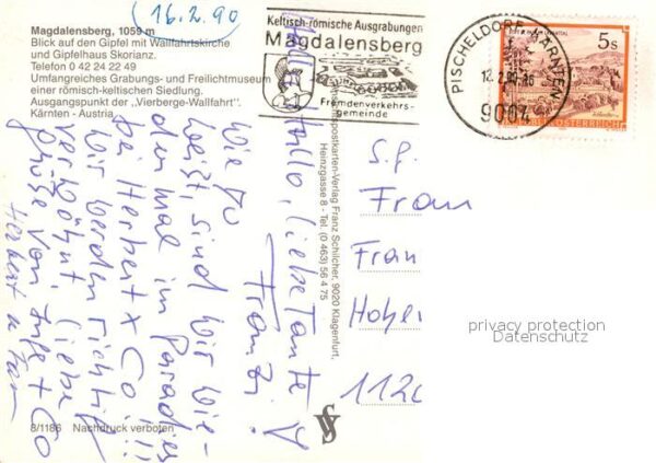 Magdalensberg Gipfel mit Wallfahrtskirche und Gipfelh – Bild 2
