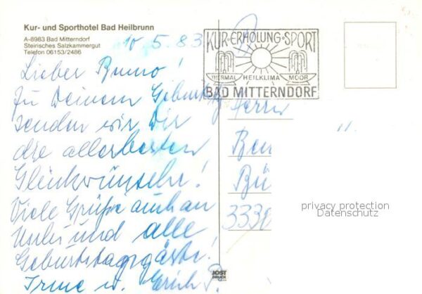 Bad Mitterndorf Kur und Sporthotel Bad Heilbrunn – Bild 2