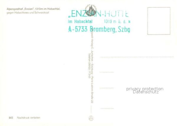 Habachtal Alpengasthof Enzian mit Habachkees und – Bild 2