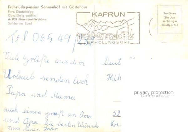 Piesendorf Pension Sonnenhof mit Gästehaus – Bild 2