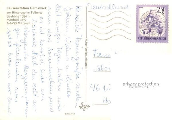 Mittersill Oberpinzgau Jausenstation Gamsblick am Hintersee im – Bild 2