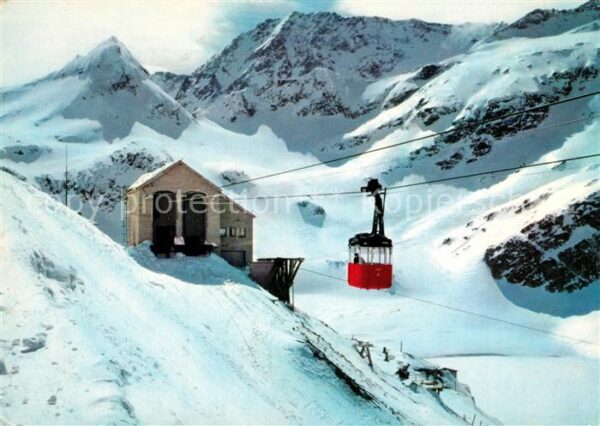 Mittersill Oberpinzgau Bergstation der Stubachseilbahn mit Tau