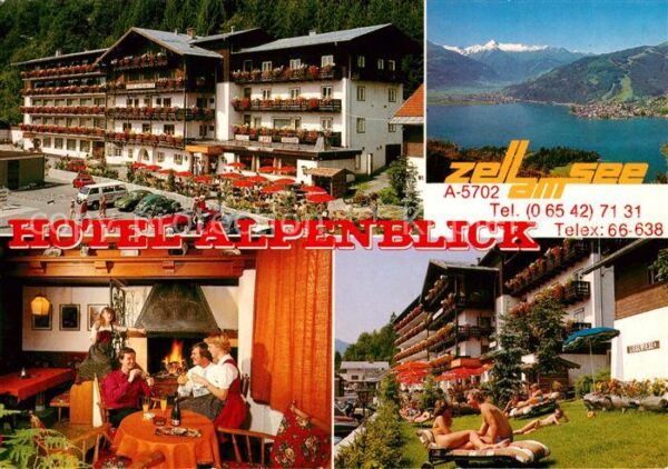 Zell See Hotel Alpenblick Gaststube Seepartie Li