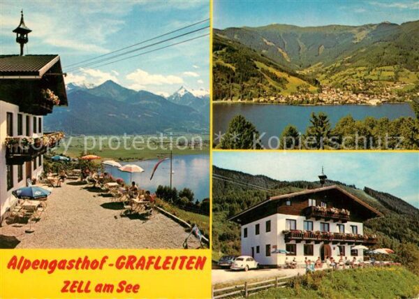 Zell See Alpengasthof Grafleiten Terrasse Seepan
