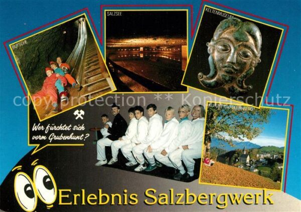 Bad Duerrnberg Hallein Salzbergwerk Rutsche Salzsee Keltenmuse