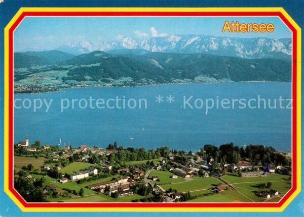 Attersee Fliegeraufnahme