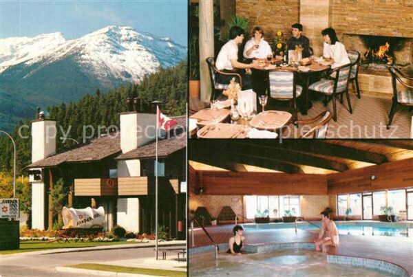 Jasper Alberta Motor Lodge Jasper Inn Gaststube Hallen