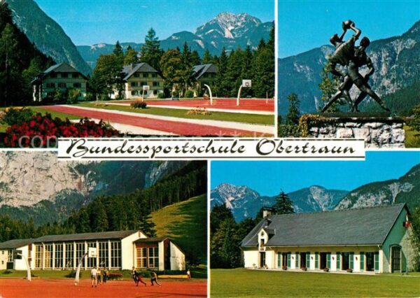 Obertraun Unterkunftshäuser Speisesaal Sporthalle