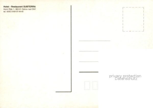 Ostrov Hotel Restaurant Subterra – Bild 2