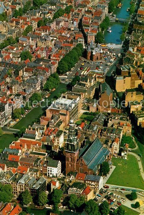 Amsterdam Niederlande Zuiderkerk Fliegeraufnahme