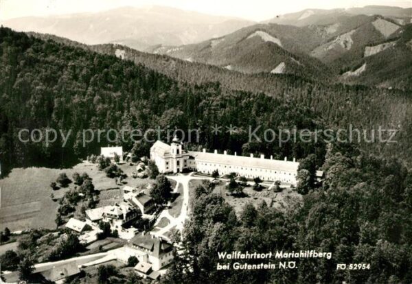Gutenstein Niederoesterreich Wallfahrtskirche Mariahilfberg Fliegera