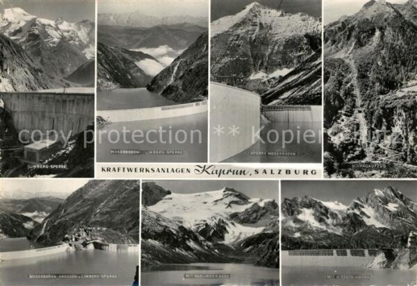 Kaprun Kraftwerksanlagen Limbergsperre Moserbo