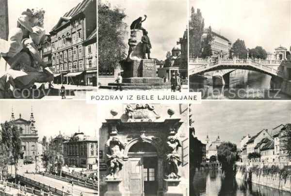 Ljubljana Orts und Teilansichten