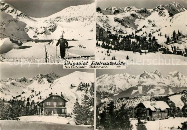 Edelrautehuette Panorama Skigebiet