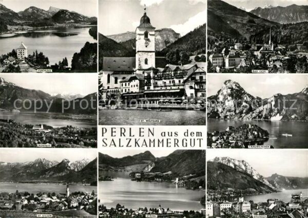 Salzkammergut Region Fuschlsee St Wolfgang Bad Ischl Traunse