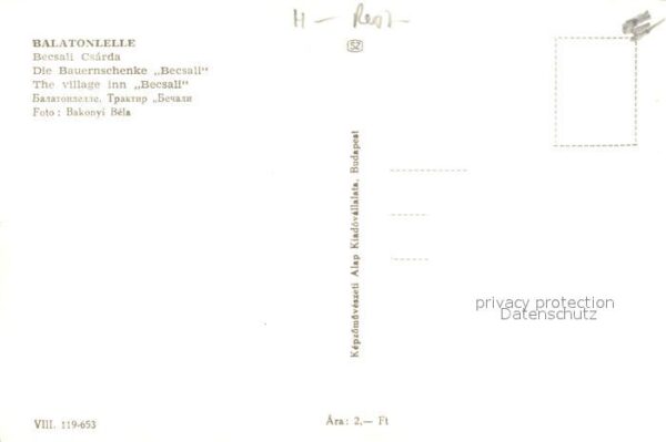 Balatonlelle Bauernschenke Becsali – Bild 2