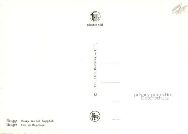 Bruges BRUGGE Belgie Coin du Beguinage – Bild 2