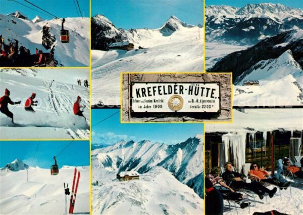Kaprun Krefelder Hütte Seilbahnen Panorama Kit