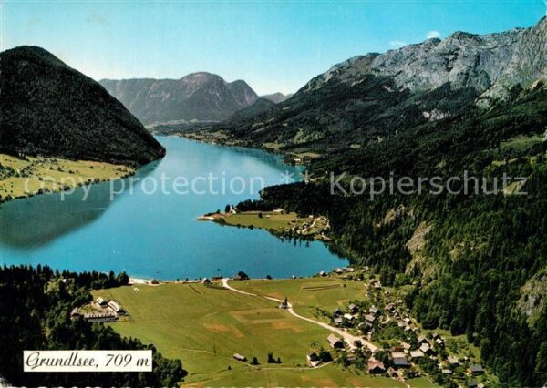 Grundlsee Steiermark Fliegeraufnahme