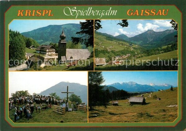 Krispl mit Gaissau Spielbergalm Kirche Prozess