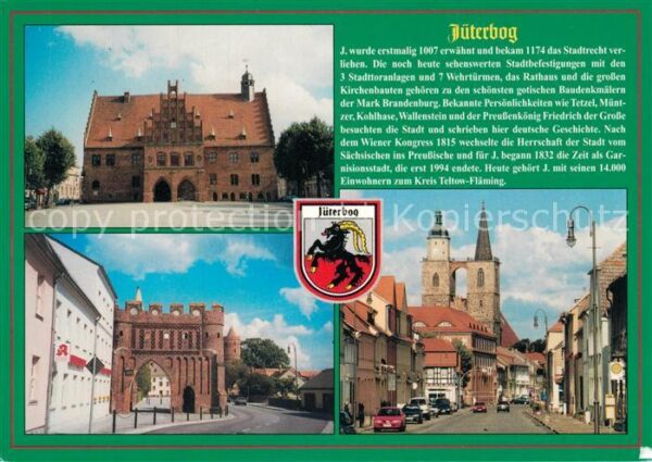 Jueterbog Rathaus Dammtor Pferdestraße Nikolaikir