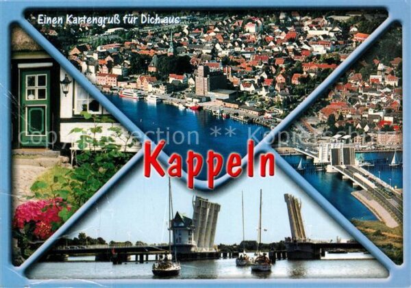 Kappeln Schlei Fliegeraufnahme Hafen Panorama