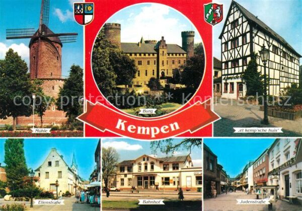 Kempen Niederrhein Mühle Burg et kempsche huis Ellenstraße