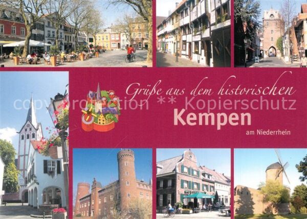 Kempen Niederrhein Kurkölnische Burganlage Altstdt Kuhtor