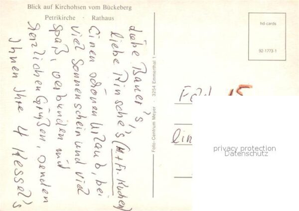 Kirchohsen Bückeberg Petrikirche Rathaus – Bild 2