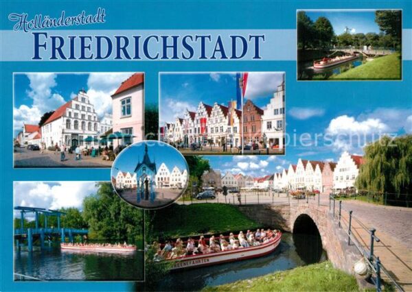 Friedrichstadt Eider Schiffe Innenstadt