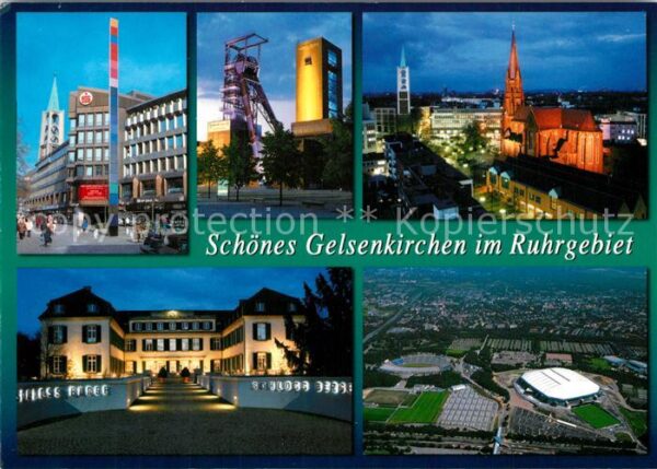 Gelsenkirchen Kirche Zeche Stadtansichten