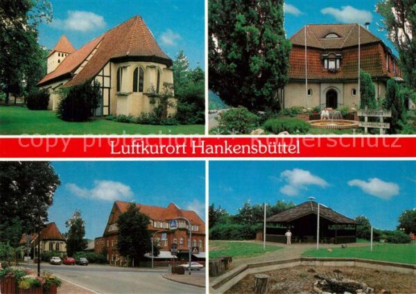 Hankensbuettel Rathaus Pankratius Kirche Park
