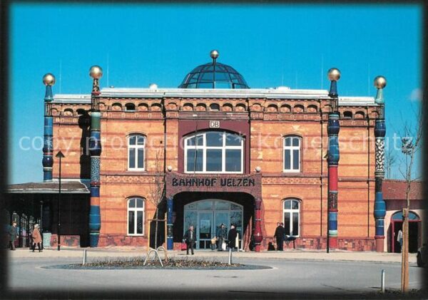 Uelzen Lueneburger Heide Bahnhof Hundertwasser