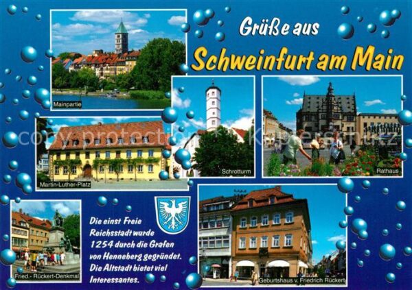 Schweinfurt Mainpartie Martin Luther Platz Schrottu