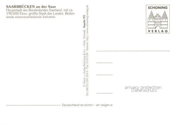 Saarbruecken Schloss Rathaus Brunnen – Bild 2
