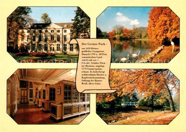 Greiz Thueringen Sommerpalais Parkteich Kupferstichsamml