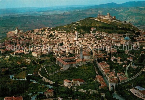Assisi Umbria Fliegeraufnahme