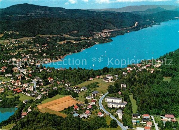 Velden Woerthersee Fliegeraufnahme Bäckerteich