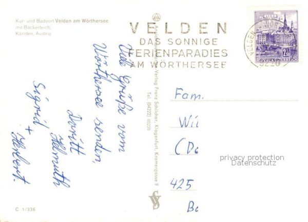 Velden Woerthersee Fliegeraufnahme Bäckerteich – Bild 2