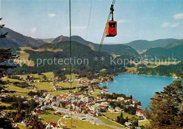 St Gilgen Wolfgangsee Fliegeraufnahme