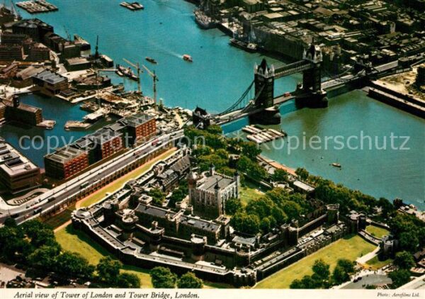 London Fliegeraufnahme London Tower Tower Brid