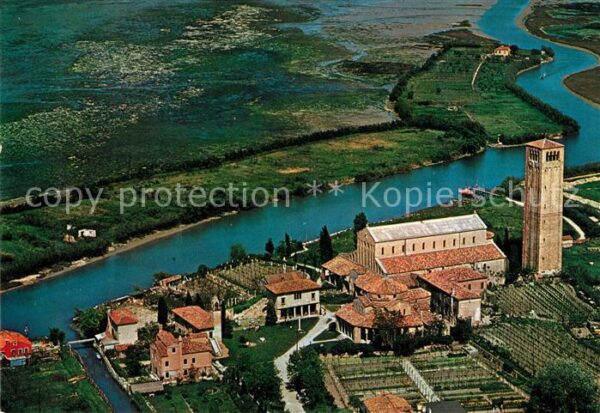 Torcello Fliegeraufnahme Centro storico