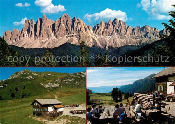 Villnoess Gampen Alm Hütte