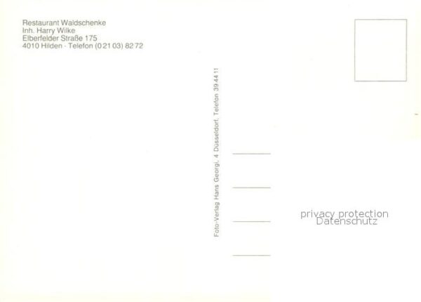 Hilden Duesseldorf Restaurant Waldschenke – Bild 2