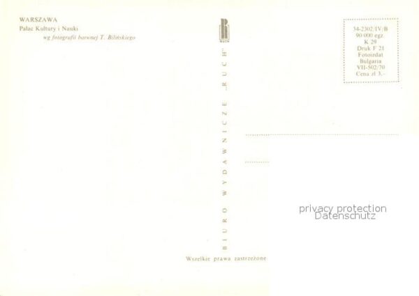 Warszawa Kulturpalast – Bild 2