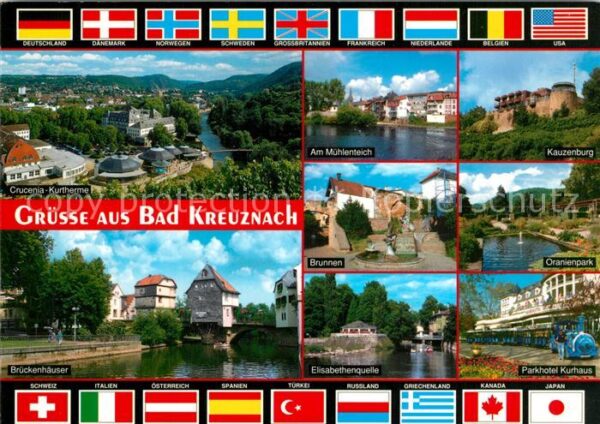 Bad Kreuznach Crucenia Kurtherme Brunnen Oranienpark