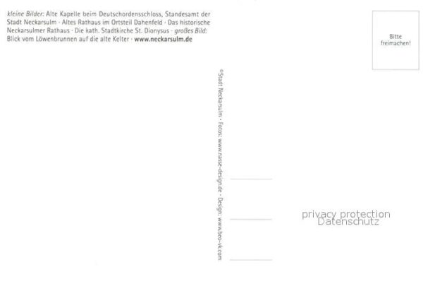Neckarsulm Alte Kapelle Deutschordensschloss Stand – Bild 2