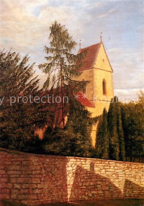 Reichenbach Fils Mauritiuskirche nach einem Ölbild auf L