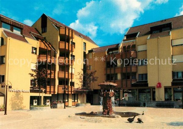 Salach Brunnen Kreissparkasse Apotheke Marktpl