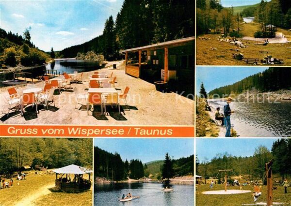 Wisper Wispersee Gaststätte Spielplatz Angler
